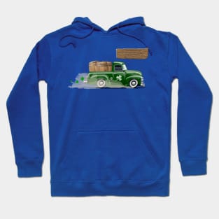 Saint Patrick's vintage cartoon truck Hoodie